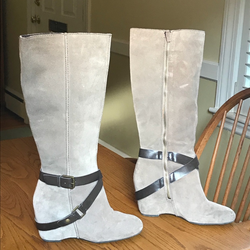 Franco Sarto Maven Wedge Boots (size 8)